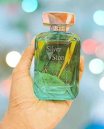 "Silver Stone Eau De Parfum Natural Spray- A Timeless Symphony of Elegance and Allure, 100 ml - Unveiling a Mesmerizing Fragrance Journey for the Discerning Connoisseur."