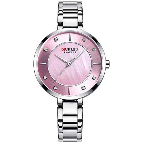CURREN 9051 Women Newest Quartz Watches Stainless Steel Dress Bracelet Ladies Watch