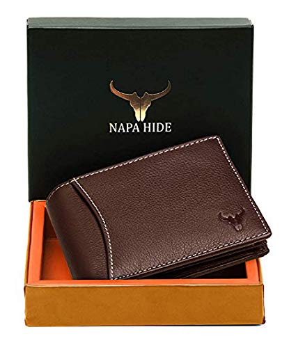 NAPA HIDE Men LEATHER WALLET FOR MEN LEATHER WALLET - Brown