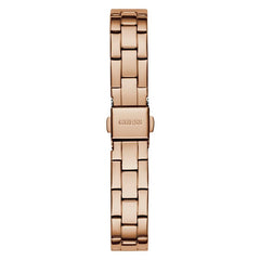 GUESS Women's 25mm Watch - Gold Tone Bracelet Champagne Dial Gold Tone Case