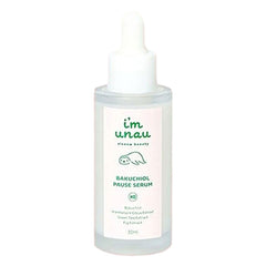 I’m Unau Bakuchiol Pause Serum – Natural Retinol Alternative for Anti-Aging & Skin Renewal, 30 ml