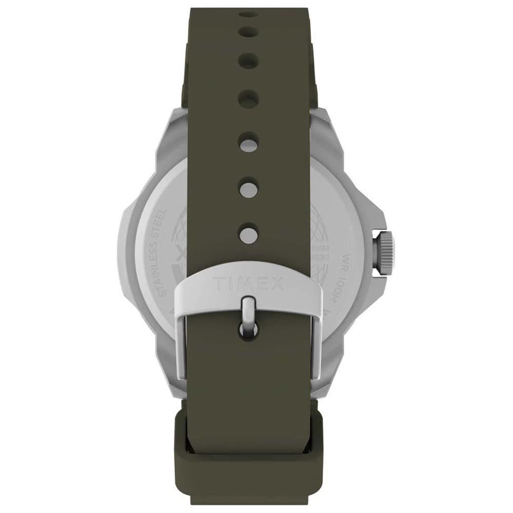 Timex Men's Analogue Watch with a Silicone Strap Expedition North Ridge - Green