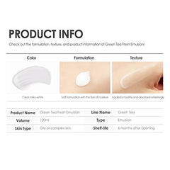 Isntree Green tea Fresh Emulsion - 120ml