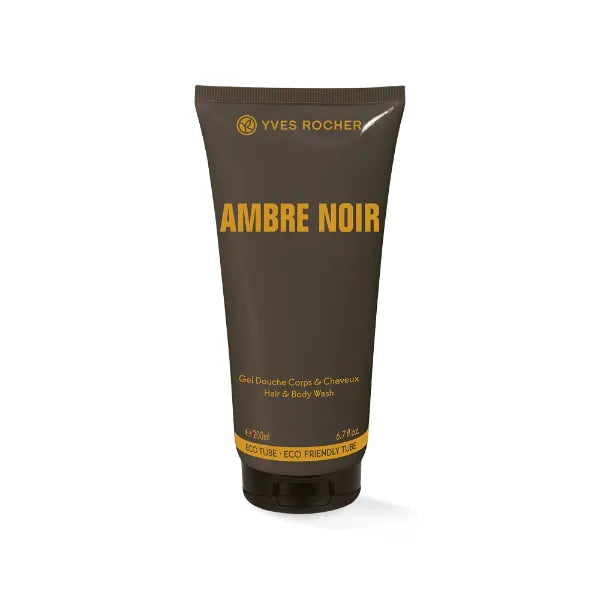 Yves Rocher Hair & Body Wash for Men - Ambre Noir, 200 ml./6.7 fl. Oz