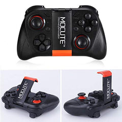 MOCUTE 050 Wireless Game Controller Gamepad Bluetooth Joysticks Gaming Controller with Mobile Phone Holder for Android Smartphone TV Box