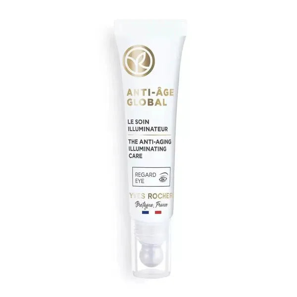 Yves Rocher Complete Anti-Age Global Eye Illuminating Contour Cream MAture Skin Anti Wrinkles 0.5 fl.oz.