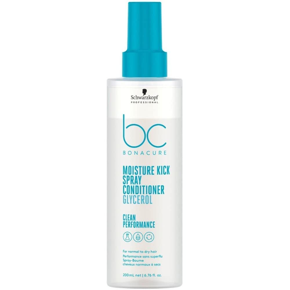 Schwarzkopf Professional BC Moisture Kick Spray Conditioner with Glycerin (For Normal to Dry Hair) 200ml