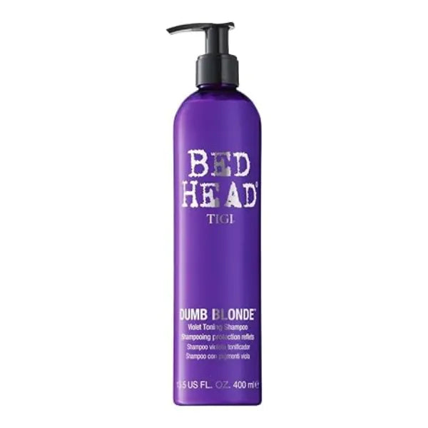 TIGI Bed Head Dumb Blonde Purple Toning Shampoo, 13.5 Ounce
