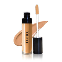FLiCKA Cover Story Liquid Concealer for Womens and Girls - 03 Caramel -Medium - 8.5ml
