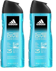 Adidas Ice Dive Shower Gel 400ml (Pack of 2)