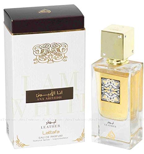 Lattafa I Am White Leather Eau De Parfum, 60 Ml