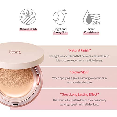 Etude House Double Lasting Cushion Glow (C19 Light Vanilla)