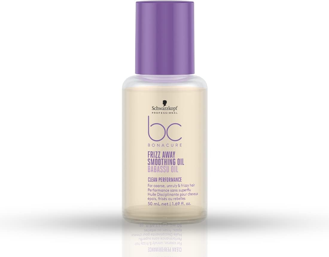 Schwarzkopf Professional Bonacure Frizz Away Smoothing Oil with Babassu Oil, 50 ml