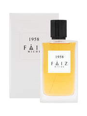 Faiz Niche Collection 1958 Eau De Parfum Amber Woody Fragrance Perfume for Men and Women 80ML