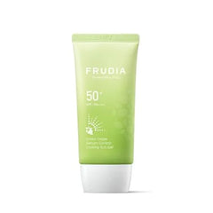 FRUDIA Green Grape Sebum Control Cooling Sun Gel 50g, Oil Control Sun Gel with Green Grape Extract, Hydrates, Cools and Protects Skin, Prevents Shine, Ideal for Oily and Combination Skin