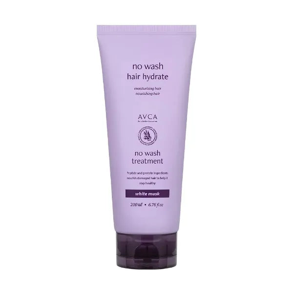 AVCA No-Wash Hair Treatment with White Musk for Smooth, Shiny, and Frizz-Free Hair 200ml, 6.76fl. oz