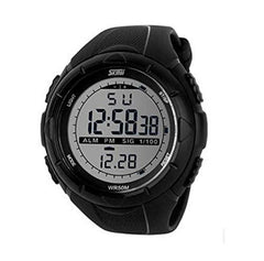 SKMEI men sport, swimmer and diving 50 M water resistant wrist watch - 1025 Black