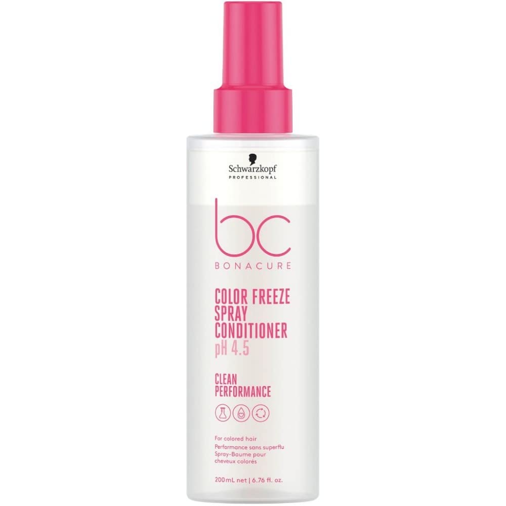 Schwarzkopf Professional BC Bonacure Color Freeze Spray Conditioner, pH 4.5, 200ml - Leave-in Conditioner Spray