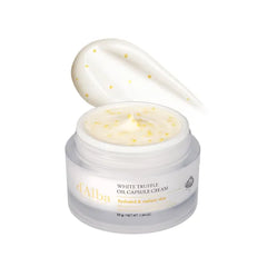 d'Alba Piedmont Italian White Truffle Oil Capsule Cream, Glass Skin with Vita-Cera Oil Capsules, Deep Hydration Face Moisturizer (1.94 oz.)