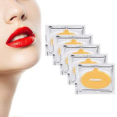 Pack of 5 Collagen Lip Mask Crystal Film Paste Lip Mask Membrane Peel Off Film Cover of Alternfeucht Moisture Essence Beauty Make Up Lip Care Accessories