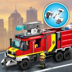 LEGO City Fire Command Unit 60374 Building Toy Set (502 Pieces)