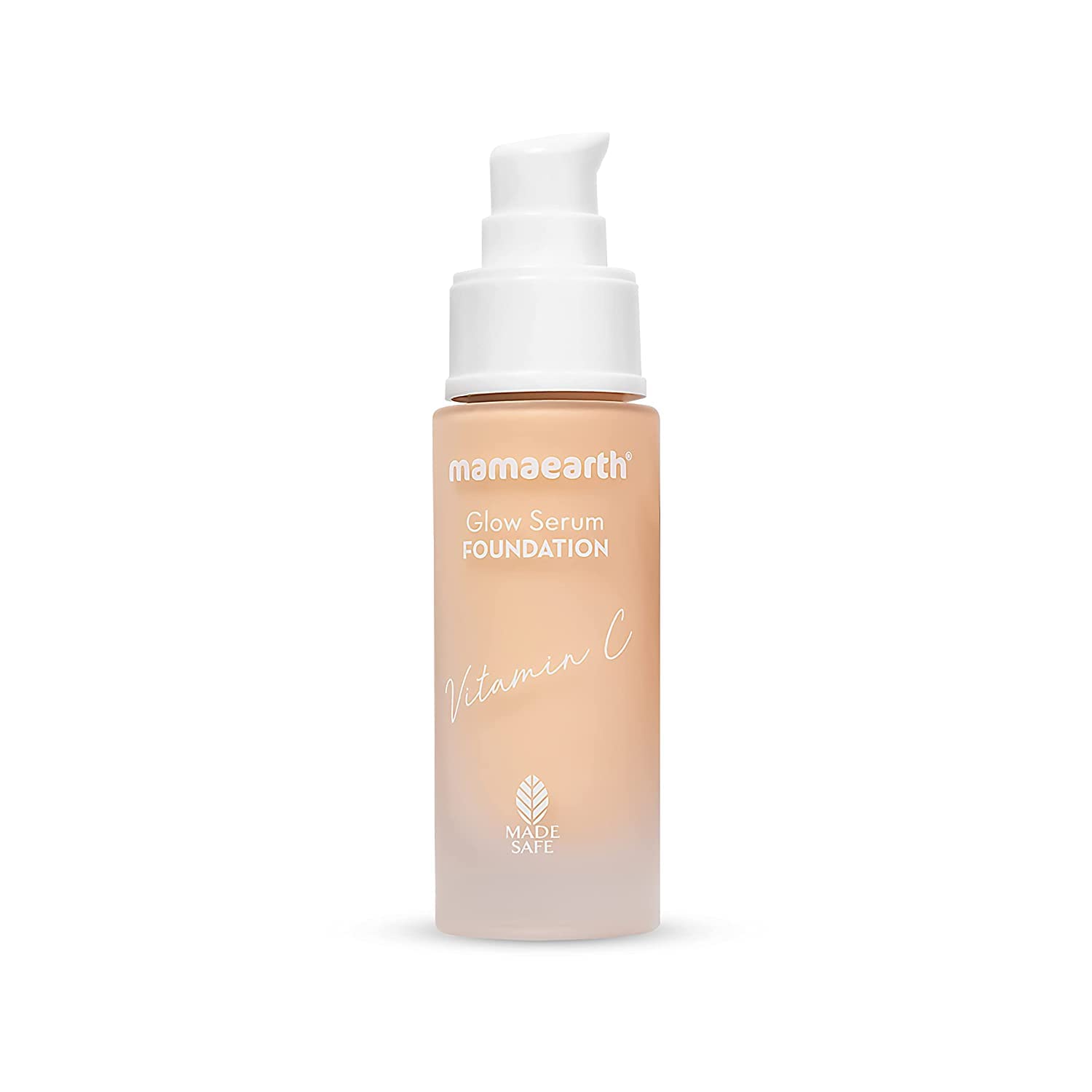 Mamaearth Glow Serum Foundation with Vitamin C & Turmeric for 12-Hour Long Stay - 01 Ivory Glow - 30 ml