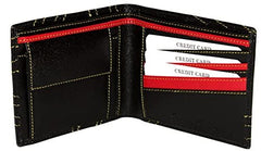 K London Stylish Union Jack inspired Real Leather Mens Wallet (652_ylw)