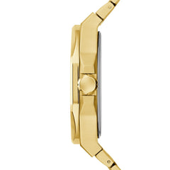GUESS Men's 42mm Watch - Black Strap Black Dial Black Case