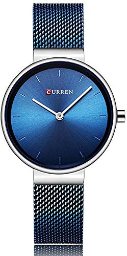 CURREN Analogue Women's Watch (Blue Dial Blue Colored Strap)