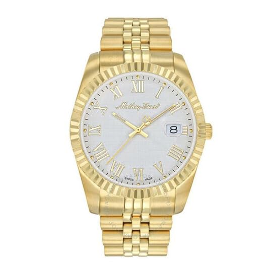Mathey-Tissot Analog Black Dial Men's Watch - Silver-Gold