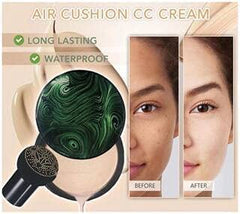 Rsentera 3 in 1 Water Beauty and Air Cc Natural Cream Foundation With Masroom Style Puff