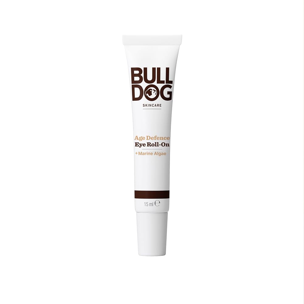 Bulldog SKINCARE Age Defence Eye Roll-On for Men, Targets lines and Wrinkles - 50ml