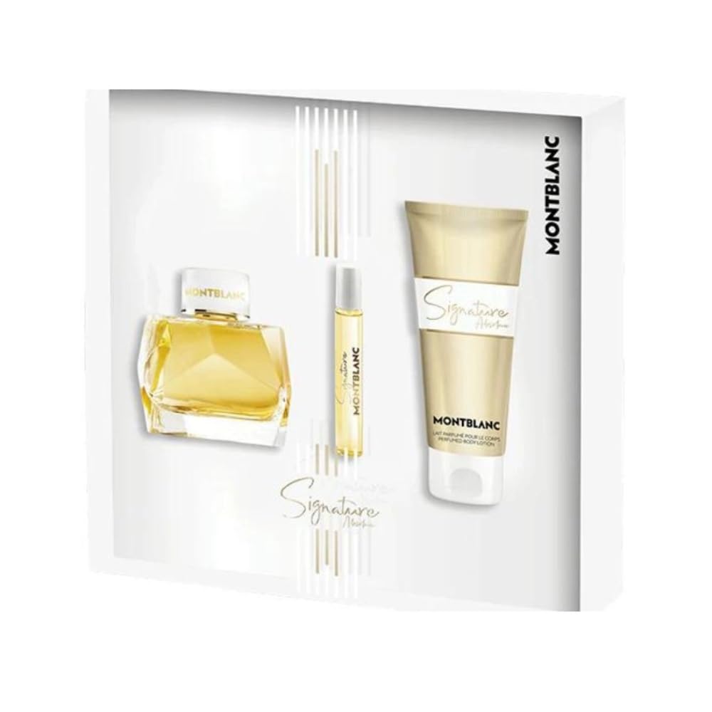 MONTBLANC Mont Blanc Signature Absolu Perfume Gift Set For Women EDP 90ML Set (EDP 90ml + EDP 7.5ml + Body Lotion 100ml)