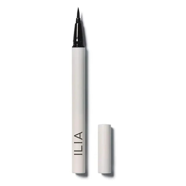 ILIA Clean Line Liquid Liner with Precision Tip Quick Dry, Water Resistant, Smooth Application Carbon Black Free, Non Toxic,Classic Black, 0.01 fl oz