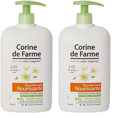 Corine de Farme Monoi Shower Cream - 750 ml (Pack of 2)