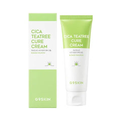 G9SKIN Korean Cica Tea Tree Face Cream for Oily Sensitive Skin, 2.70fl.oz