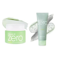 BANILA CO Clean It Zero Pore Clarifying Cleansing Balm + Charcoal Capsule Pore Polish Mask Bundle Korean Skincare Set for Oily & Acne Prone Skin Gentle Makeup Remover & Exfoliating Facial Polish