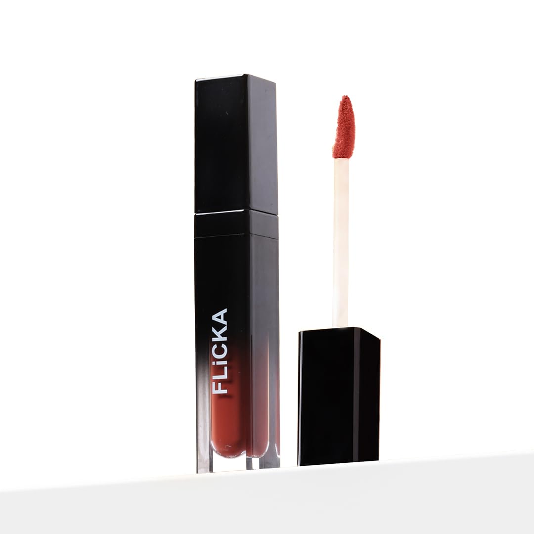 FLiCKA Set and Attack Liquid Matte Lipstick For Women| Transfer Proof, Smudge Proof, Non-Sticky, Creamy Lightweight Lipstick For Women, 05 Dream Castle, 7ml