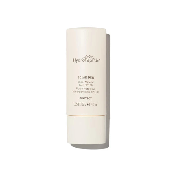 HydroPeptide Solar Dew Sheer Mineral Melt SPF30 Facial Moisturizer, Sunscreen & Primer, 1.35 Ounce