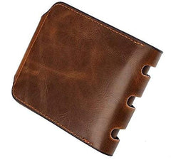 Bailini Brown Leather For Men - Bifold Wallets