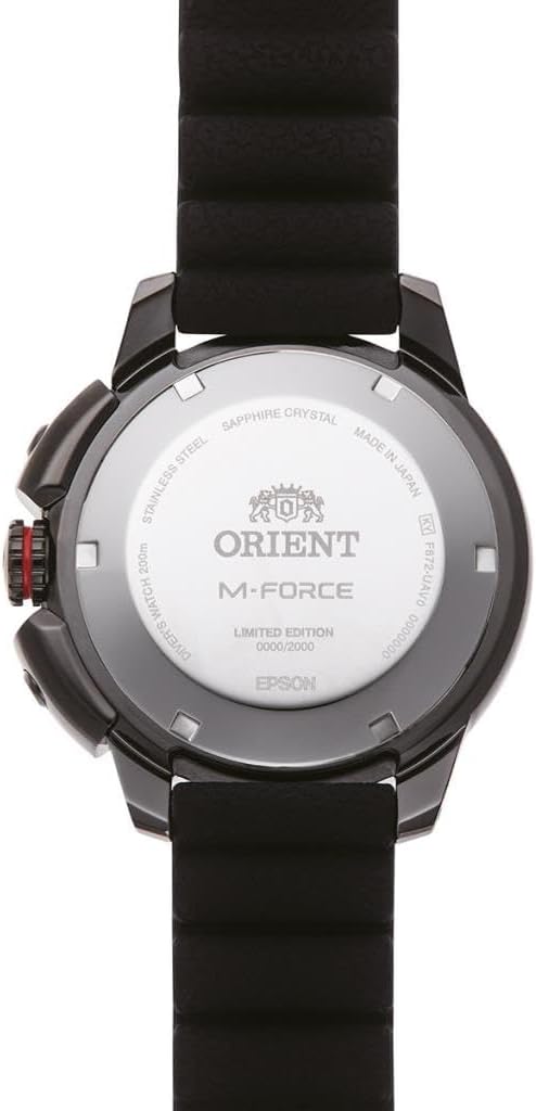 Orient - Watch - Men's - Automatic - M-Force - Ltd. EDT. - RA-AC0L09R00B, black