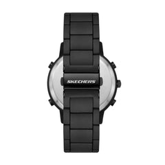 Skechers Men's Quartz Lightweight Analog Digital Watch - Lawndale Black Iridescent