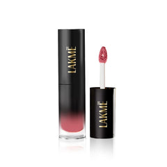 LAKMÉ Extrudin-Ari One & Done Lipstick Lacquer - Dusty Rose 3ml with a semi-matte finish