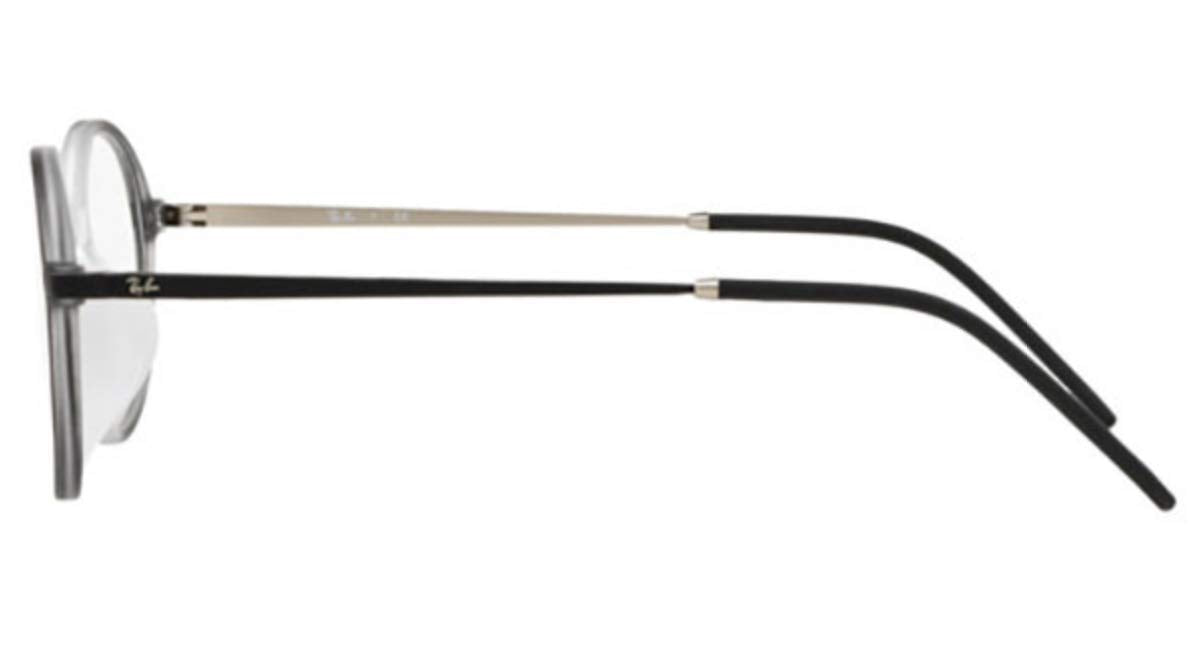 Ray-Ban RX7153F Eyegl Trasparent On Top Black 52mm