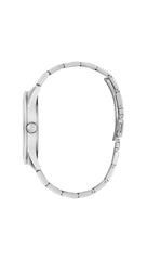 GUESS Men's 44mm Watch - Silver Tone Bracelet Blue Dial Silver Tone Case