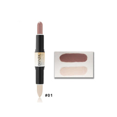 LaPalo Dual-Ended Highlight Contour Stick, 2-in-1 Highlighting & Contouring Kit, Face Shaping Makeup, Long Lasting & Waterproof, 8 gram, 3 colors to choose from (#03, Medium)