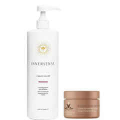 INNERSENSE Organic Beauty - I Create Volume Hair Lotion + Blissful Body Butter BUNDLE | Non-Toxic, Cruelty-Free, Deep Hydration