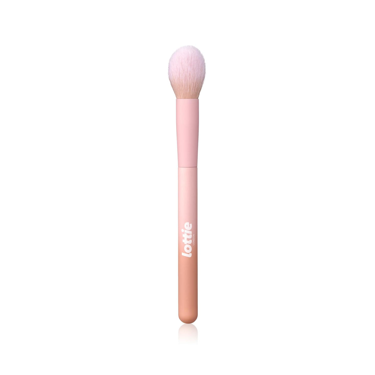 Lottie LONDON LF010 Tapered Highlighter Pink Brush - Makeup Brush