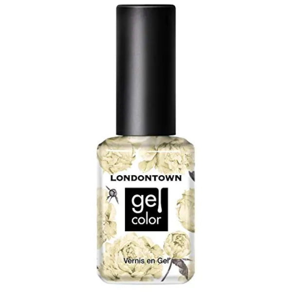LONDONTOWN UV/LED Gel Nail Polish Long Lasting, Chip Resistant High Shine Color Glossy Pastel Yellow, Buttercup, 12ml/.40fl oz