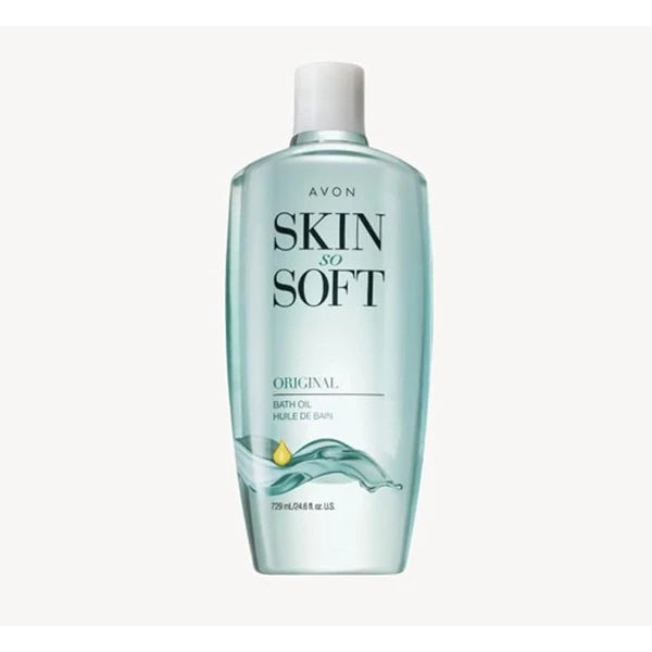 Avon - Skin So Soft Bonus Size Original Bath Oil - 24.6 Fl Oz - Smoothes Dry Skin - jojoba Oil